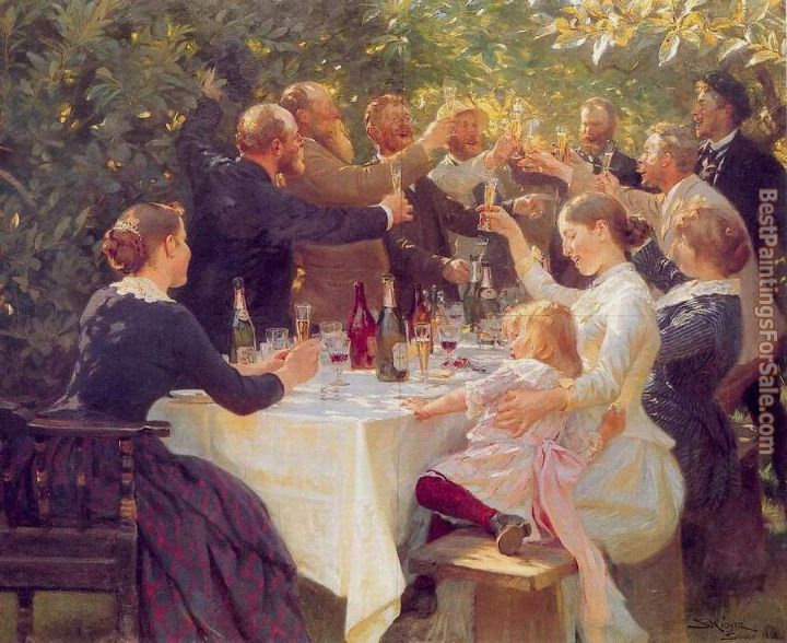 Peder Severin Kroyer Paintings for sale